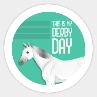 This Is My Derby Day Sticker